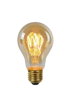 Lucide A60 - Ampoule filament - 6 cm - LED Dim. - E27 - 1x4,9W 2200K - Ambre