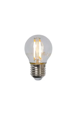 Lucide G45 - Ampoule filament - 4,5 cm - LED Dim. - E27 - 1x4W 2700K - Transparent