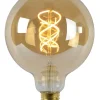 Lucide G125 - Ampoule filament - 12,5 cm - LED Dim. - E27 - 1x4,9W 2200K - Ambre