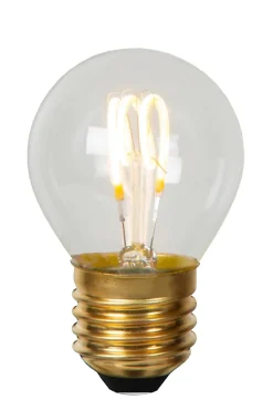 Lucide G45 - Ampoule filament - 4,5 cm - LED Dim. - E27 - 1x3W 2700K - Transparent