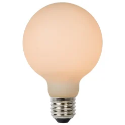 Lucide G80 - Ampoule filament - 8 cm - LED 3 StepDim - E27 - 1x8W 2700K - Opalin
