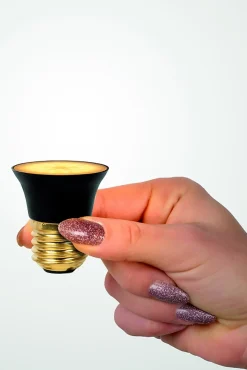 Lucide G45 - Ampoule led - 4,3 cm - LED 3 StepDim - E27 - 1x5W 2700K - Noir