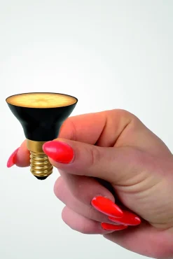 Lucide G45 - Ampoule led - 4,3 cm - LED 3 StepDim - E14 - 1x5W 2700K - Noir