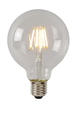 Lucide G80 Class B - Ampoule filament - 8 cm - LED Dim. - E27 - 1x7W 2700K - Transparent