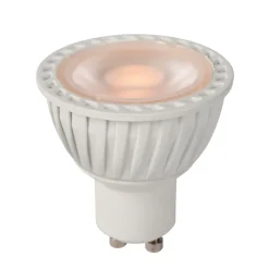 Lucide MR16 - Ampoule led - 5 cm - LED Dim. - GU10 - 1x5W 2200K/2700K - Blanc