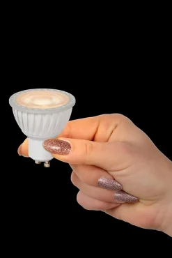 Lucide MR16 - Ampoule led - 5 cm - LED Dim. - GU10 - 3x5W 3000K - Blanc - Ensemble de 3