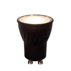 Lucide MR11 - Ampoule led - 3,5 cm - LED Dim to warm - GU10 - 1x4W 2200K/3000K - Noir