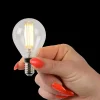 Lucide P45 - Ampoule filament - 4,5 cm - LED Dim. - E14 - 1x4W 2700K - Transparent