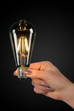 Lucide ST64 Class A - Ampoule filament - 6,4 cm - LED - E27 - 1x7W 2700K - Transparent