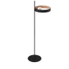 LUMICOM - ALLEY Lampadaire, 1XE27, max 42W, métal, noir mat/ feuille cuivre, 40cm H165cm