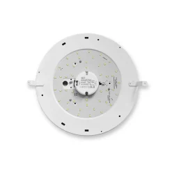 LUMICOM - ARDESIA Plafonnier, LED INTEGREE, 12W, 4000K, pierre d'ardoise, verre, 35cm