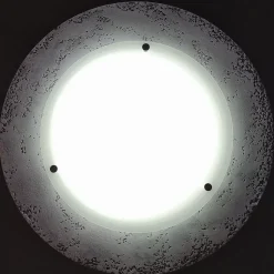 LUMICOM - BETON Plafonnier, LED INTEGREE, 18W, 4000K, béton, verre, 45cm