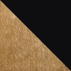 LUMICOM - BOIS Suspension, 1XE27, max 42W, métal, matt black/gold, D50cm