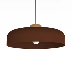 LUMICOM - BOIS Suspension, 1XE27, max 42W, métal, corten, D40cm