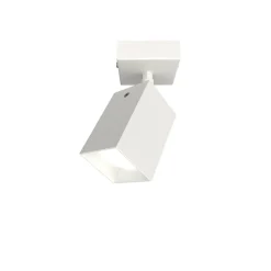 LUMICOM - BRINCK Plafonnier S, 1X GU10, max 33W, métal, blanc, L.6cm