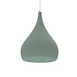 LUMICOM - CALICE Suspension, 1X E27, max 42W, métal, vert iceberg, D.20cm