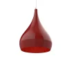 LUMICOM - CALICE Suspension, 1X E27, max 42W, métal, rouge brillant, D.20cm