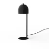 LUMICOM - CAMPANELLA Lampe de table, 1XGU10, max 42W, métal, noir brillant, D12cm