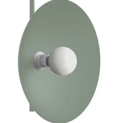 LUMICOM - CASSINI Plafonnier, 2XE27, max 42W, métal, iceberg green, D40cm