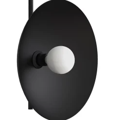 LUMICOM - CASSINI Plafonnier, 2XE27, max 42W, métal, noir mat, D40cm