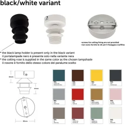 LUMICOM - CASSIS Plafonnier, 1XE27, max 42W, métal, gris anthracite, D40cm