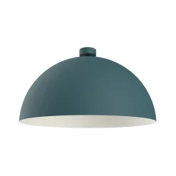 LUMICOM - CASSIS Plafonnier, 1XE27, max 42W, mètal, bleu méditerranéen/blanc, D60cm