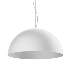 LUMICOM - CASSIS Suspension, 1XE27, max 42W, métal, blanc mat, D60cm