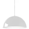 LUMICOM - CASSIS Suspension, 1XE27, max 42W, métal, blanc /blanc, D40cm