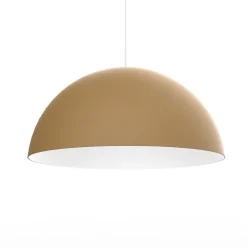 LUMICOM - CASSIS Suspension, 1XE27, max 42W, métal, anodic gold /blanc, D40cm