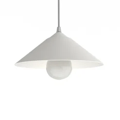 LUMICOM - CHAPEAU Suspension, 1XE27, max 42W, métal, blanc traffic, D25cm