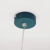 LUMICOM - CHAPEAU Suspension, 1XE27, max 42W, métal, bleu méditerranéen, D40cm