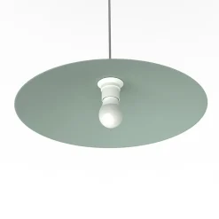 LUMICOM - CHAPEAU Suspension, 1XE27, max 42W, métal, vert iceberg, D40cm
