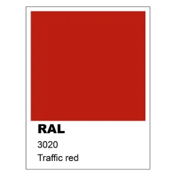 LUMICOM - DILATE Plafonnier, 1X E27, max 42W, métal, rouge brillant, D.40cm