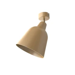 LUMICOM - DONG Plafonnier, 1X E27, max 42W, métal, anodic gold, D.16cm