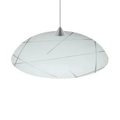 LUMICOM - EVEN Suspension, 1X E27, max 42W, verre, blanc, D.40cm