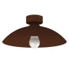 LUMICOM - FLASH Plafonnier, 1X E27, max 42W, métal, corten, D.30cm
