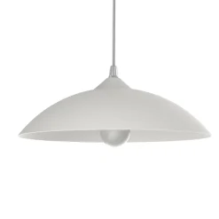 LUMICOM - FLASH Suspension, 1X E27, max 42W, métal, blanc mat, D.30cm