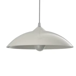 LUMICOM - FLASH Suspension, 1X E27, max 42W, métal, blanc brillant, D.30cm