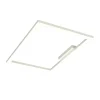 LUMICOM - FLOOR Plafonnier, STRIP LED, 38W/m, 3000K, métal, blanc brillant, 40x60cm