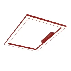 LUMICOM - FLOOR Plafonnier, STRIP LED, 38W/m, 3000K, métal, rouge brillant, 40x60cm