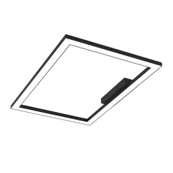 LUMICOM - FLOOR Plafonnier, STRIP LED, 38W/m, 3000K, métal, noir, 40x60cm