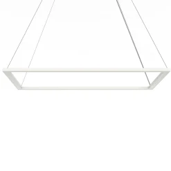 LUMICOM - FLOOR Suspension, STRIP LED, 58W/m, 3000K, métal, blanc, 60x90cm