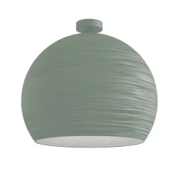 LUMICOM - FOCUS Plafonnier, 1X E27, max 42W, métal, iceberg green/blanc, D.50cm