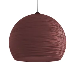 LUMICOM - FOCUS Suspension, 1X E27, max 42W, métal, rouge cowhide, D.25cm