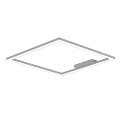 LUMICOM - FRAME Plafonnier, STRIP LED, 46W/m, 3000K, métal, gris, L60cm