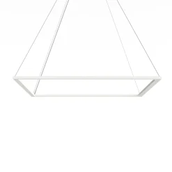 LUMICOM - FRAME Suspension, STRIP LED, 70W/m, 3000K, métal, blanc, L90cm