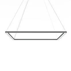 LUMICOM - FRAME Suspension, STRIP LED, 70W/m, 4000K, métal, anthracite, L90cm