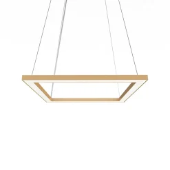 LUMICOM - FRAME Suspension, STRIP LED, 30W/m, 3000K, métal, anodic gold, L40cm