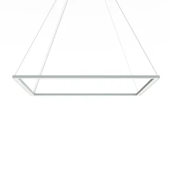 LUMICOM - FRAME Suspension, STRIP LED, 70W/m, 4000K, métal, gris, L90cm