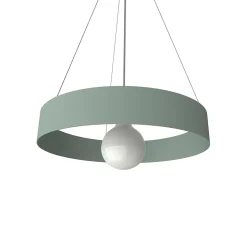 LUMICOM - HALO Suspension, 1X E27, max 42W, métal, vert iceberg, D.40cm